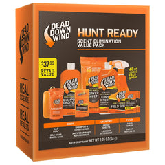 DEAD DOWN WIND Hunt Ready Scent Elimination Value Pack (10-Piece Kit) – Hunting Scent Control Hunting Essentials – Durable Hunting Scent Eliminators – Advanced Hunting Gear